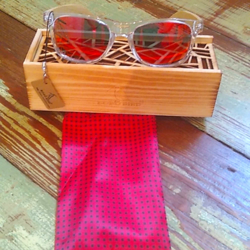 Unisex BoBo Bird Bamboo Sunglasses and Case